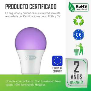 Luz Negra UV LED, Bombilla Ultravioleta, Luz de Neón, Luz Ultravioleta - Product Image 5