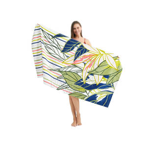 Toalla de Playa de Lujo con Tela de Algodón Suave y Colores Vibrantes para un Día Elegante Bajo el Sol - Product Image 1