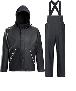 Combinaisons de pluie pour la pêche, vêtements de pluie imperméables pour hommes et femmes, veste de pluie résistante avec pantalon/combinaison - Product Image 1