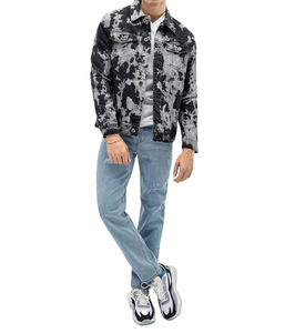 Veste en jean décontractée coupe-vent écologique haute performance pour hommes Saison d'hiver Designs personnalisés Vente chaude - Product Image 1