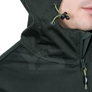 Veste Softshell Imperméable de Meilleure Qualité pour Homme Style High Street Élégant Col à Capuche Nouveau Design Vente à Chaud Grande Taille - Product Image 5