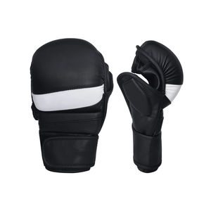 Gants de boxe en cuir personnalisés professionnels avec évacuation de l'humidité de haute qualité - Product Image 3
