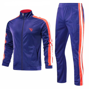 Chándal de entrenamiento personalizado, chándal de poliéster 100% con cremallera completa, ropa deportiva de talla grande para correr para invierno, ropa de gimnasio para correr - Product Image 5