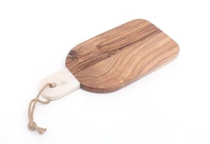 Planche à découper en bois d'acacia naturel faite à la main Non toxique écologique durable pour la coupe de légumes servant des cadeaux personnalisés - Product Image 4