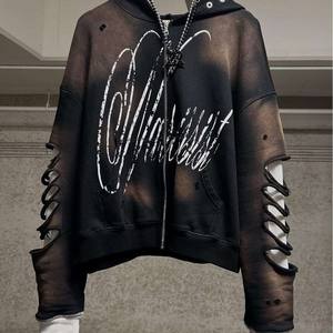 Bling Pullover Custom Logo Streetwear Designer Rhinestone Hoodie Hip Hop Bling Crystal Hoodie para hombres y mujeres Crystal Hoodie - Product Image 1