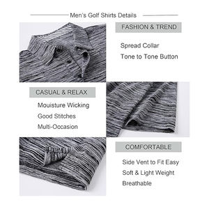 Camisa de golf Dry Fit de calidad superior para hombre de manga corta para cuello de polo 100% poliéster 240 GSM alto o con patrón de letras - Product Image 5