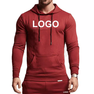 Ventes en gros de sweats à capuche unisexes pour hommes, sweats à capuche d'hiver unis, décontractés, hip-hop, streetwear - Product Image 2