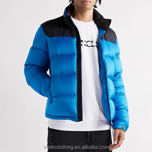 Veste matelassée à capuche pour homme, imperméable et respirante, style streetwear, à manches régulières, avec logo personnalisé, vente en gros, collection printemps - Product Image 3