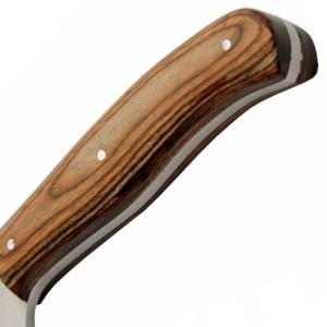 Couteau de skinner en acier au carbone fait à la main de 6 "en gros avec manche en bois de noyer couteau de chasse pleine soie fabriqué en usine OEM à bas prix - Product Image 3
