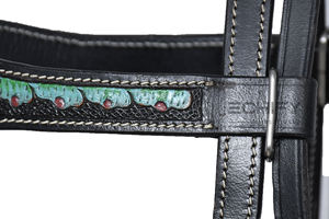 หมวกหนังวัวทนทานแบบตะวันตกพร้อมฮาร์ดแวร์สแตนเลสสำหรับขับขี่จากผู้ผลิตขายส่ง - Product Image 4