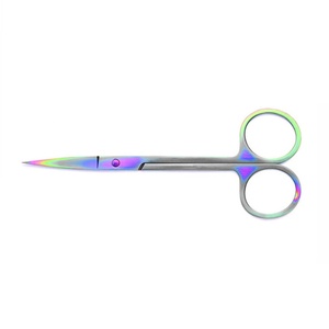 Outils de beauté de haute qualité à prix abordable, ciseaux micro-affûtés en acier inoxydable pour la coupe des sourcils, très vendus - Product Image 2