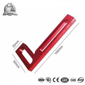 Règle à angle droit en alliage d'aluminium en forme de L stable et antirouille à 90 ° pour le travail du bois - Product Image 4