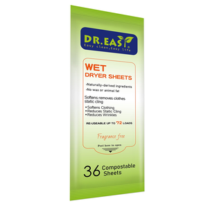 Lingettes assouplissantes pour tissus, parfumées, lingettes humides pour sèche-<span class=keywords><strong>linge</strong></span> - Product Image 5