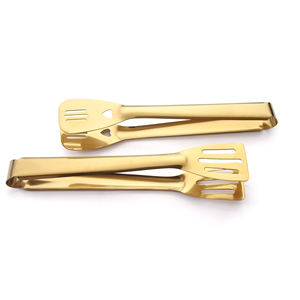 Pinzas para Freír de Primera Calidad, Chapadas en Oro, para Cocinar y Servir, Pinzas Resistentes para Freír en Aceite y para la Cocina - Product Image 5