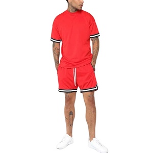 Ensemble de shorts décontractés d'été pour hommes en gros, avec logo de marque personnalisé, coupe ajustée, haute qualité, 100 % coton respirant, 2027 - Product Image 2