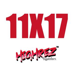 Transferencias de Sublimación de Alta Resolución, Papel y Película de Transferencia de 11"x17" - Product Image 3