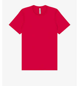 Airlume algodón peinado e hilado en anillo, la camiseta de Jersey unisex para hombre Cand Camiseta de cuello redondo ajustada que absorbe la humedad - Product Image 3