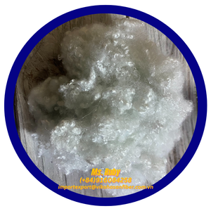 7D HCS เส้นใยโพลีเอสเตอร์เกรดสีขาวรีไซเคิล Grs Oeko tex ได้รับการรับรองสารหน่วงไฟเส้นใยโพลีเอสเตอร์วัสดุเติมแบบกลวง - Product Image 6