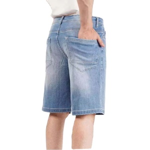 Shorts de Mezclilla para Hombre al por Mayor, Transpirables, de Secado Rápido, Lavado Claro, Cintura Alta, Ropa de Calle, Gimnasio, Fitness, Entrenamiento, 2026 - Product Image 3