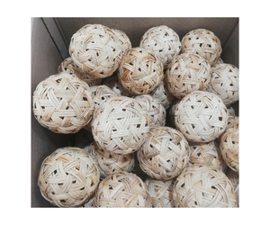 ลูกบอลหวายทอมือสำหรับกีฬา sepaktakraw-caneball-ตกแต่งปีใหม่หลายขนาดสามารถกำหนดสีเองได้จากเวียดนาม - Product Image 1