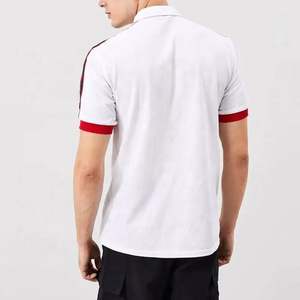 Personalizado bordado 100% algodón peinado Piqué Golf para Polos para hombres sólido 220 Gsm temporada de verano personalizable camisetas en blanco - Product Image 5