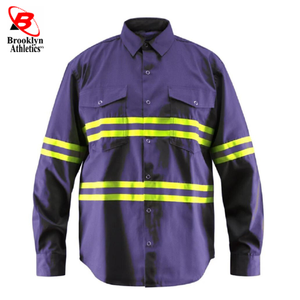 Camisa de trabajo de seguridad de alta visibilidad 2 tonos amarillo y verde HI VIS - Product Image 6