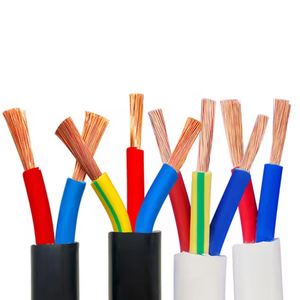 Tốt nhất người bán đen trắng 2 lõi 1.5 2.5 mét nhà hệ thống dây điện cáp PVC linh hoạt cáp đồng H05VV-F nhà dây - Product Image 5