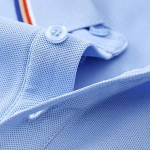 Polos pour hommes de grande taille T-shirt polo uni avec logo personnalisé T-shirt polo pour hommes T-shirt à sublimation vierge pour hommes - Product Image 4