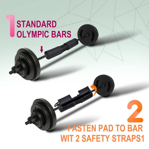 Custom Printed 2025 Barbell Pad Weight <b>Belt</b> Fitness Equipment Accessory With Protective Custom Barbell Pad OEM Serviced - Product Image 5