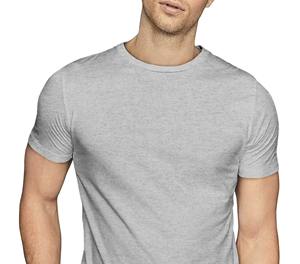 เสื้อยืดผู้ชายทรงยาวคุณภาพสูง ปรับแต่งได้ ผ้าพิมพ์ลายแบบกลับด้านได้ ไม่มีโลโก้ - Product Image 5