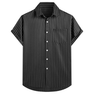 เสื้อเชิ้ตติดกระดุมแขนสั้นสำหรับผู้ชายพร้อมบริการสั่งทำอย่างเต็มรูปแบบรวมถึงการปักโลโก้และป้ายผ้าสี - Product Image 3