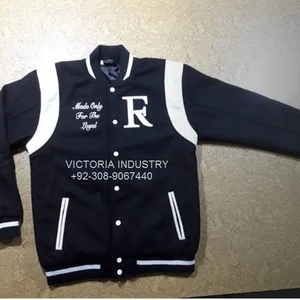 Veste universitaire unisexe en cuir et laine de qualité supérieure, veste universitaire unisexe, patchs personnalisés, veste de baseball, veste de lettreman - Product Image 4