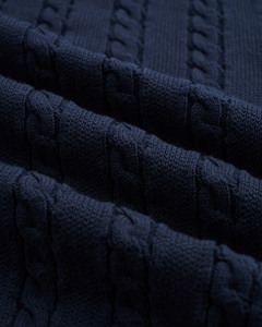 เสื้อเชิ้ตผู้ชายแขนสั้นผ้าคอตตอนถักลายเคเบิ้ลคุณภาพสูงสำหรับฤดูใบไม้ร่วง ทรงปกติ สั่งทำโลโก้ส่วนตัวได้ ผ้าหนา ทนทาน - Product Image 5