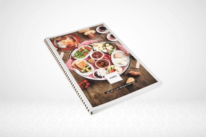Menu Restaurant with Rigid <b>Box</b> <b>Cheap</b> Hi Quality Menu Manufacturer Color Print Mat and Glossy Lamination Brochure - Product Image 3
