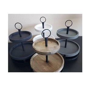 Stylish Look Large Size 3 <b>Tier</b> <b>Cake</b> <b>Stand</b> Royal Design Handmade Wooden Dessert Cupcake <b>Stand</b> Tableware Party Decorative - Product Image 4