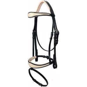 Usine Directe En Gros Cheval En Cuir Bitless Bride Anglais Western Sidepull Halter Durable Formation Équitation Bride En Vrac - Product Image 2