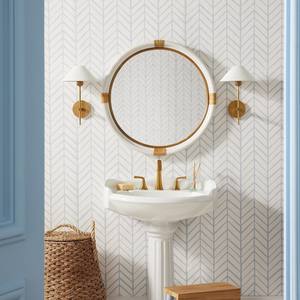 Miroir mural décoratif rond en rotin naturel, style écologique et durable, idéal pour la vente en gros, projets de décoration intérieure - Product Image 3