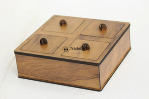 Tradebyd MDF Boîte décorative en bois poli Artisanat de qualité supérieure pour le stockage de bijoux et la décoration intérieure - Product Image 5