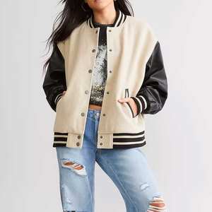 Blouson universitaire femme 2025 – Qualité supérieure, respirant, épaules tombantes – Nouvelle collection tendance pour femme – Vente flash - Product Image 6