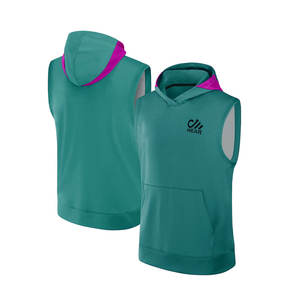 Sudaderas con capucha sin mangas de calidad superior a precio barato sudaderas con capucha de moda para Hombre Sudaderas con capucha lisas sin mangas informales - Product Image 5