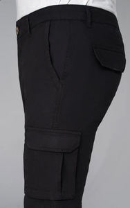 Haute qualité Polyester/coton hommes Ripstop Cargo Shorts solide noir taille moyenne séchage rapide respirant chaud OEM vente en gros Huzaifa - Product Image 3