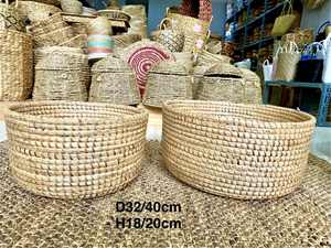 Nuevo producto 2025 Cesta de paja tejida con asa colgante o cesta de ropa con asa Muchos colores personalizables Hecho en Vietnam - Product Image 5