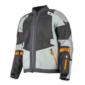 OEM <b>Slate</b> Grey & Peyote Touring Protection Motorbike Jacket For Men Waterproof / Windproof Motorcycle Cordura Textile Jackets - Product Image 1
