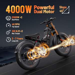 OFERTAS Y DESCUENTOS PARA Bicicleta Eléctrica Romeo Pro 4000W de Doble Motor con Envío Gratuito - Product Image 4