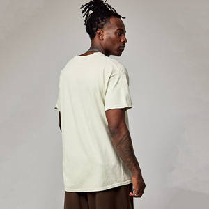 Camisetas Personalizadas para Hombre, 100% Algodón, Blancas, con Logotipo en Relieve, Cuello Redondo, Diseño Personalizable, Secado Rápido - Product Image 3