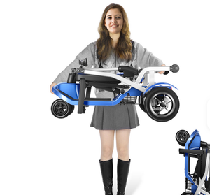 Scooter Eléctrico Todoterreno Ligero y Portátil, Plegable, para Personas con Discapacidad - Product Image 1