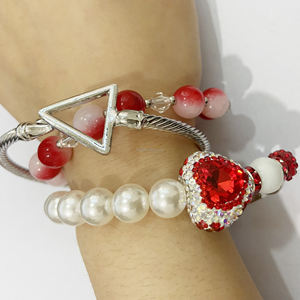 Delta socority socity since 13เคลือบสีแดงพีระมิดทองเงินเข็มกลัด rhinestone Pearl เครื่องประดับผู้หญิงของขวัญปาร์ตี้ - Product Image 4