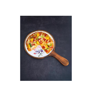 Moule à pizza en bois et imprimé de forme ronde et taille personnalisée à la main au meilleur prix - Product Image 3