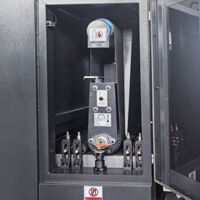 Popular en EE. UU. Lijadora de desbarbado de metal plano de banda única de 1 fase y 220 V para desbarbado de piezas cortadas con láser de acero inoxidable y acero al carbono