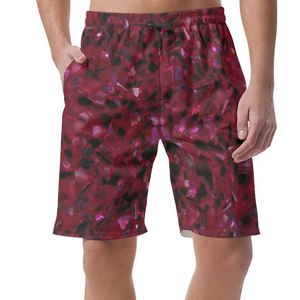 Pantalones cortos estampados de cintura media para hombre, pantalones cortos para correr, novedad en ropa informal, pantalones cortos para correr - Product Image 1